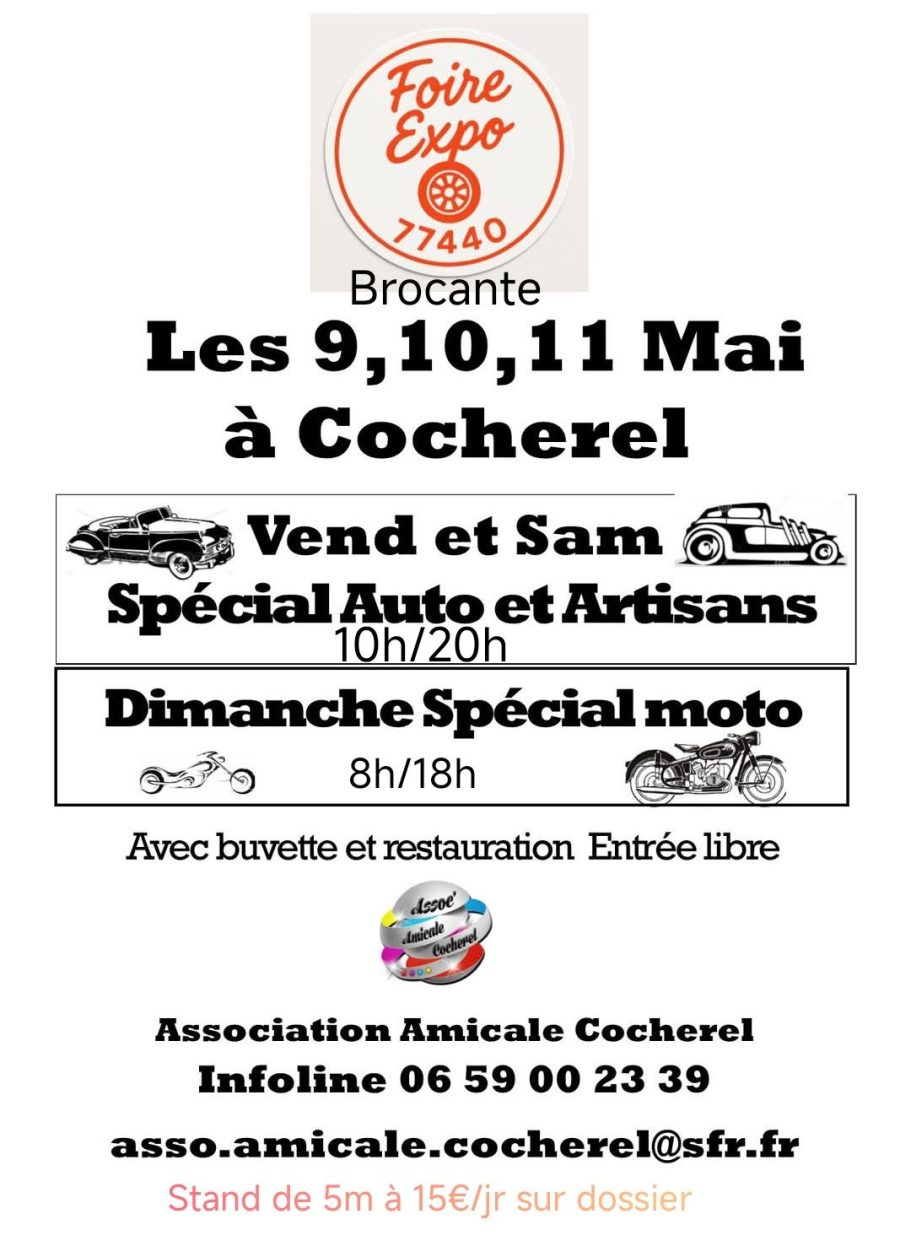 Retrouvez Créagemma le samedi 10 Mai 2025 à la foire expo de Cocherel, qui se tiendra les 9,10 et 11 mai à Cocherel.